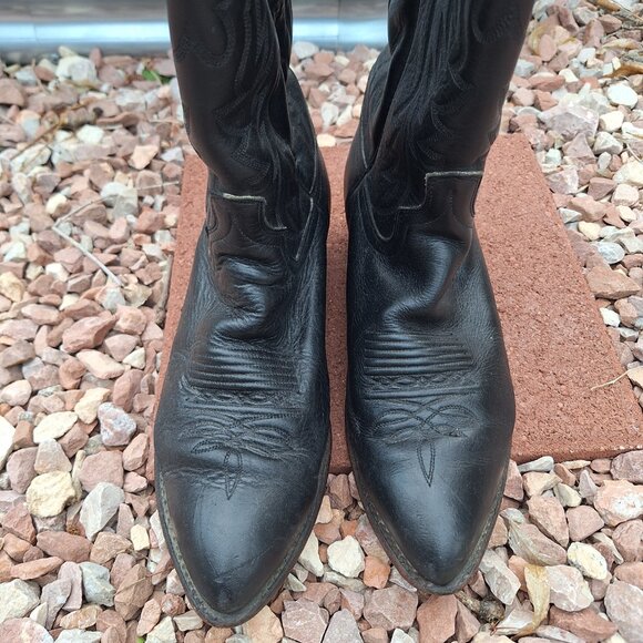 Dan Post Great Western Cowboy Boots Pointed Toe Size 9.5 EW - Picture 4 of 10